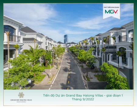 GRAND BAY HALONG VILLAS sang trọng sổ lâu dài bãi biển riêng bể bơi, sân vườn KĐT khép kín