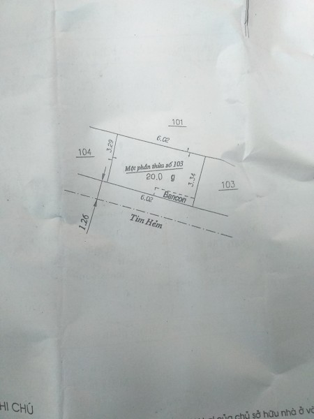 Bán nhà 1 lầu hẻm xe ba gác 2 sẹc đường Đỗ Nhuận, quận Tân Phú LH 0868943516