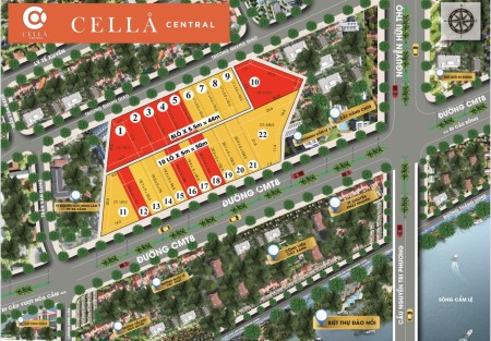 Cella Central gây chú ý bởi cơn địa chấn với cường độ 9/22 SP Đã có chủ tại quỹ đất mặt tiền CMT8