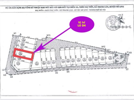 Bán đất Đấu Giá X5 Thanh Lâm Mê Linh, giá 32.5tr/m2, lợi nhuận x5