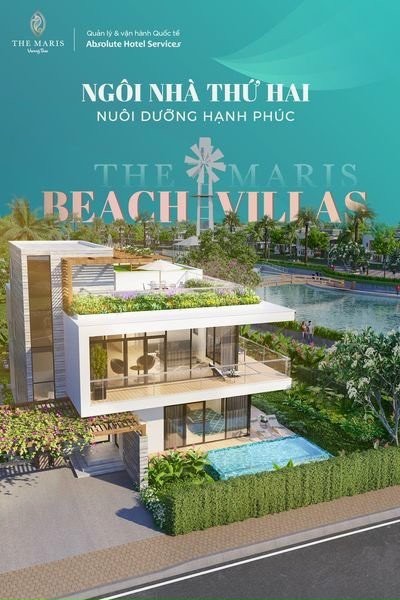 Biệt thự Biển The Maris Vũng Tàu vị trí độc nhất giữa lòng phố biển , có bãi tắm riêng. Lh em Yến