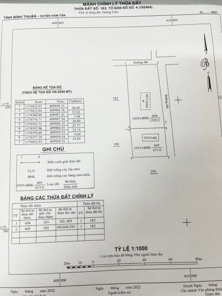 Bán nhanh lô đất 24×27.7m thôn 1 gần KCN Becamex Vsip (đất phủ hồng 100%)