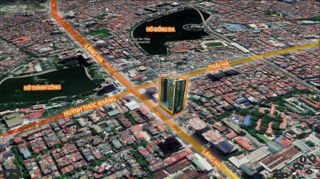 Mặt Đường 93 Láng Hạ - 2PN - 90M2 - Green Diamond - 79tr/1m2