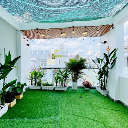 Bán gấp nhà mới chính chủ đón tết phường 14, Gò Vấp, hẻm 6m thông, DT 60m² x 4 tầng, giá chỉ 6,9 tỷ