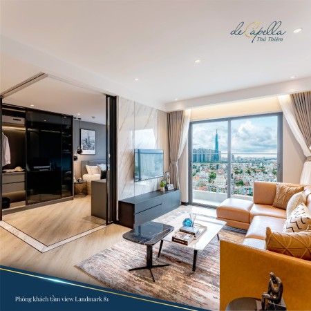 Bán căn hộ cao cấp tại trung tâm Q2, view landmark 81, dt 80.13m2, giá 4tỷ767, 2 pn