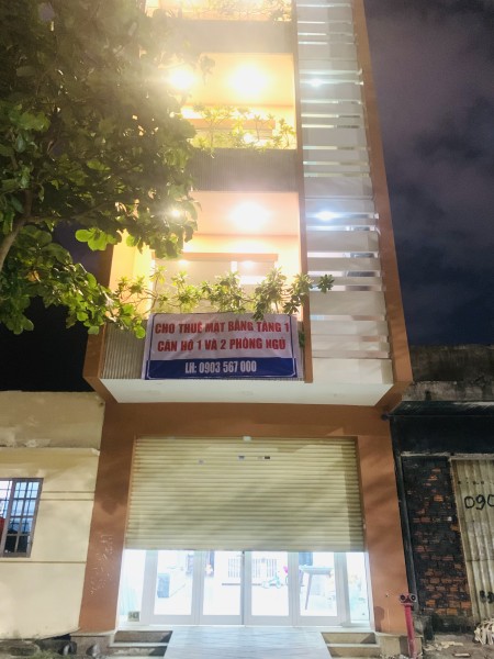 Cho thuê căn hộ 1, 2 phòng ngủ và mặt bằng tầng 1, view biển thoáng mát