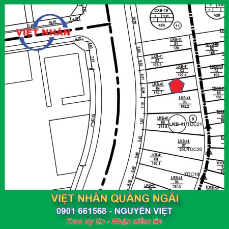 Chính thức giảm giá bán Lô Mặt tiền Trục đường 25m Sơn Tịnh - Quảng Ngãi giá 2.54 Tỷ