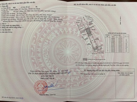 Bán 4 lô đất nền hẻm 185 Ngô Chí Quốc giá từ 3 tỷ 3 - 3 tỷ 9