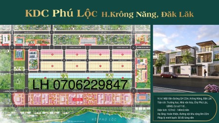 Đất nền Sổ Đỏ Phố Hành Chính Phú Lộc chỉ còn 6 suất đầu tiên 268tr/139m2 full thổ cư