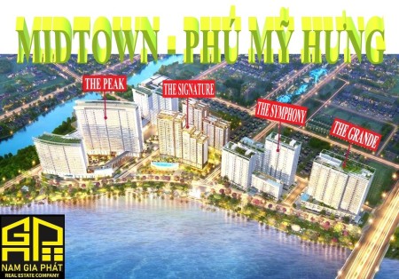 Căn hộ cho thuê dt 135m2, Midtowwn Phú Mỹ Hưng, giá rẻ 45 triệu/tháng