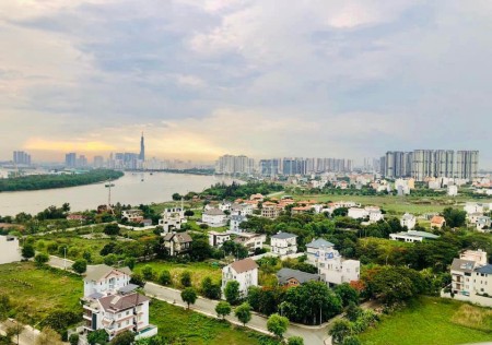 Cho thuê Thủ Thiêm Dragon-2PN-80m2 view trực diện sông Quận 1 và Landmark 81,NTCB giá 11.5 triệu