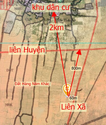 Cần tìm chủ mới cho lô đất siêu rẻ này tại xã Hồng Thái , Tỉnh Bình Thuận
