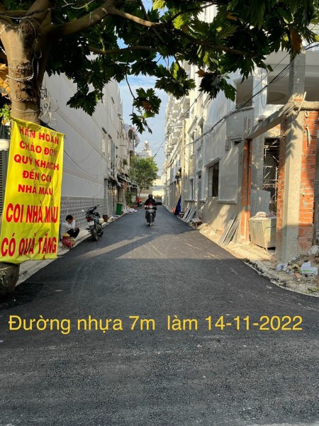 Bán nhà đường Hương Lộ 2 Quận Bình Tân, hẻm 7m, giá 6,5 tỷ đồng LH 0877737357