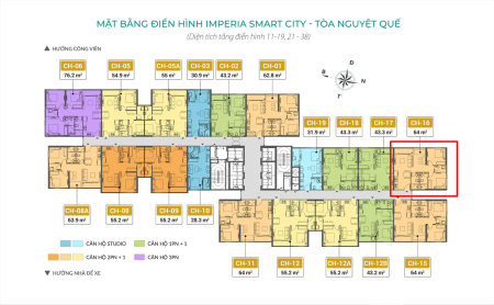 Cắt lỗ căn hộ 2PN+1+2WC (64m2) ban công Đông bắc, view hồ, 2.7 tỷ bao phí, nhà ở ngay