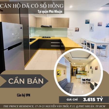 Cần bán nhanh căn hộ 1PN, đã có sổ hồng chính chủ - Giá chốt nhanh 3.615 tỷ