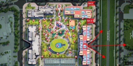 Bán gấp căn 2N2WC 66.6m SA3 hướng ĐN view cv Vinhomes SMart City giá 3 tỷ