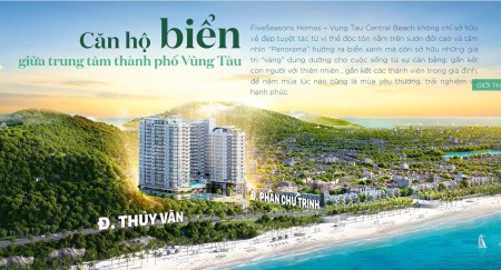 Bán căn hộ ngay bãi sau Vũng Tàu, bàn giao full nội thất. Giá chỉ từ 1,8 tỷ. Liên hệ: 0933979956
