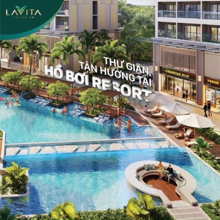 Căn hộ cao cấp đầu tiên của tỉnh Lavita Thuận An Bình Dương 2PN 2WC 70m2