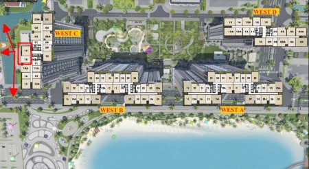 Bán căn hộ 3pn 121m2 đập thông Masteri West Height giá 5.82 Tỷ