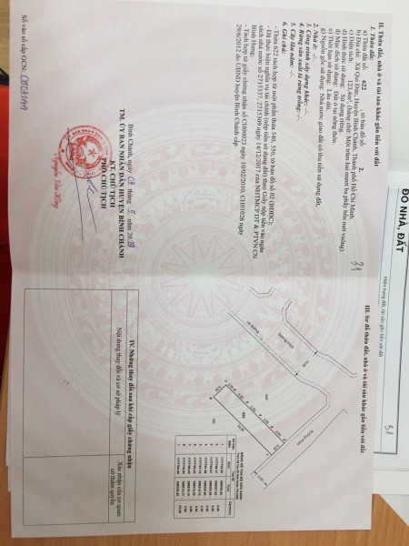Cần Bán đất Bình Chánh đường Hưng Long Qui Đức giá 2,4tỷ