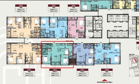 Bán căn hộ cao cấp 2N+1 78m tòa TK2 đại đô thị Vinhomes Smart City giá 3.42 Tỷ