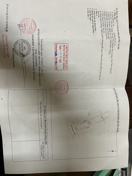 Bán nhà ngay cạnh công an huyện Phú Lương đường lớn giao thông thuận tiện
