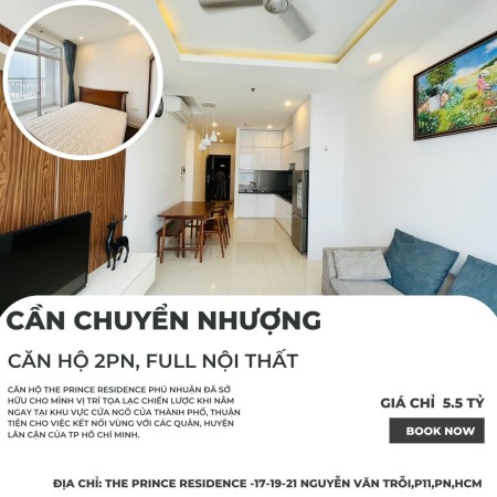 Bán căn hộ The Prince Residence, diện tích 71m², full nội thất, giá 5,5 tỷ