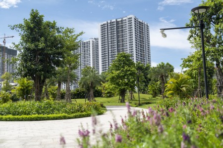 Cho thuê nhanh căn hộ 1PN+1, tầng trung hướng mát, Vinhomes Smart City, 7tr/tháng