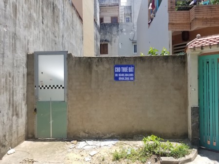 Cho Thuê đất trống Gò Vấp giá rẻ làm nhà xưởng kho bãi hẻm rộng xe hơi vào được