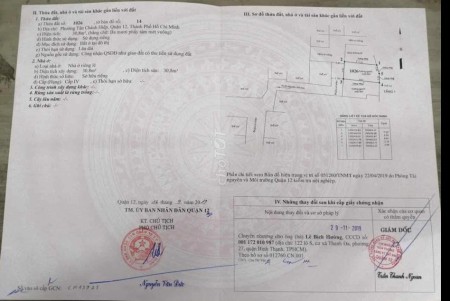 Bán nhà cấp 4 nhà nhỏ giá rẻ đường Lâm Thị Hố P.TCH Q12