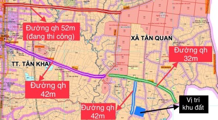 Chính chủ cần bán đất giá ngộp tại Tân Quan - Hớn Quản giá tốt