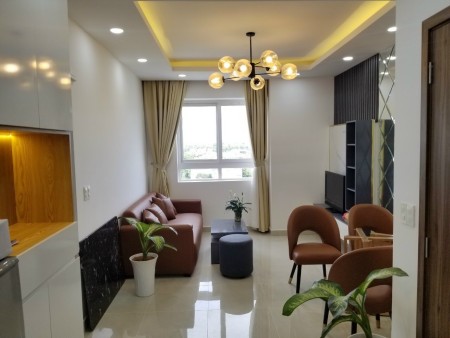 Căn góc thương mại Topaz Home 2, 65,60m2 thiết kế 3PN + 2WC Full nội thất