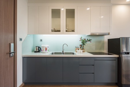 Cần cho thuê căn hộ studio đầy đủ nội thất tại Vinhomes Green Bay Mễ Trì