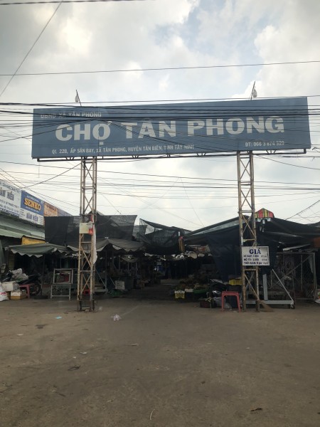 Bán đất giá rẻ gần chợ Tân Phong QL 22B chỉ với 290 triệu