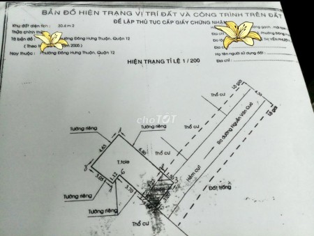 Bán nhà cấp 4 nhỏ xinh Đông Hưng Thuận 15, P. Đông Hưng Thuận Q12