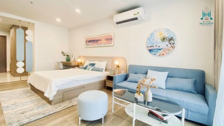 Bán căn hộ 1PN Melody, toà Tropical, tầng cao - 1tỷ250/căn, tặng full nội thất - Quý 4/2024 bàn giao