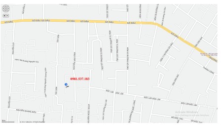 Bán nhà riêng diện tích đẹp ngang 5m đường Gò Dầu,Tân Phú