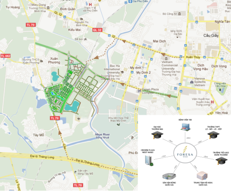 Liền kề, biệt thự, Shophouse khu đô thị Xuân Phương - quận Nam Từ Liêm. Giá cắt lỗ lh 0934 500 656