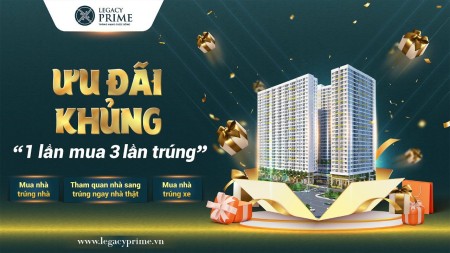 Căn hộ Legacy Prime lựa chọn "vàng" cho khách.