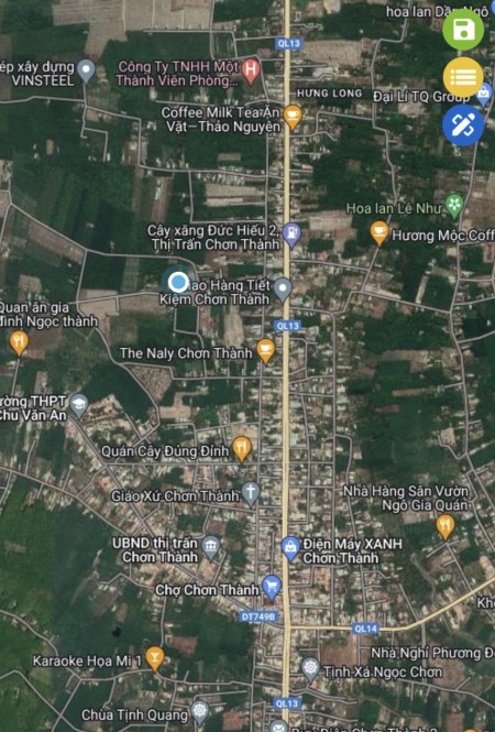 Bán đất khu phố 9 phường Hưng Long TX Chơn Thành