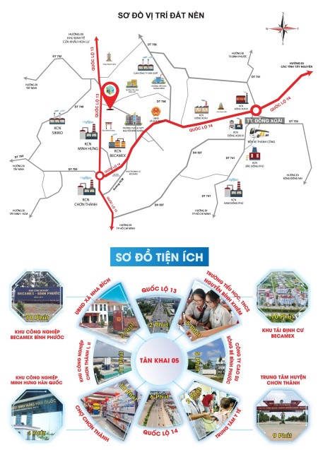 Bán đất nền ngay khu trung tâm hành chính giá cực tốt Hớn Quản, Bình Phước