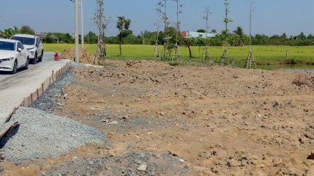 Bán đất giá rẻ có sổ mặt tiền đường QL50 đoạn Tân Trung Gò Công