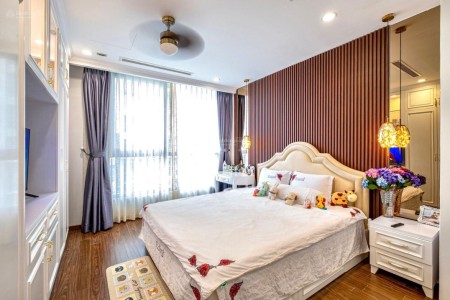 Bán Căn hộ The Sun Avenue tầng 22 nội thất đầy đủ, ban công rộng, 75m2, giá 3ty9, LH 083 555 8886