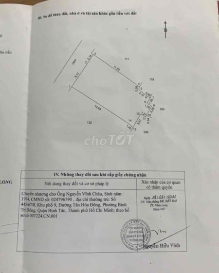 Bán 123m2 đất thổ cư Đường Lê Thái Tổ P2 Thành phố Vĩnh Long