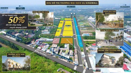 Bán 5 suất đất nền nội bộ view đẹp nhất tại dự án đầy tiềm năng KDC KingMall