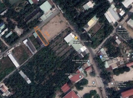 Bán đất gần Ủy ban xã Đạo Thạnh, đã check quy hoạch, 5x25 thổ cư 125m2