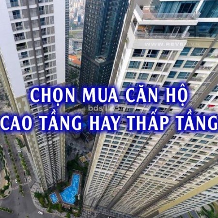 Ảnh bài viết: Nên chọn mua căn hộ tầng cao hay tầng thấp trong tòa nhà chung cư?