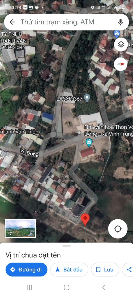 Chủ gửi bán lô đất đường rộng 3,5m tại Vĩnh Trung - Nha Trang.