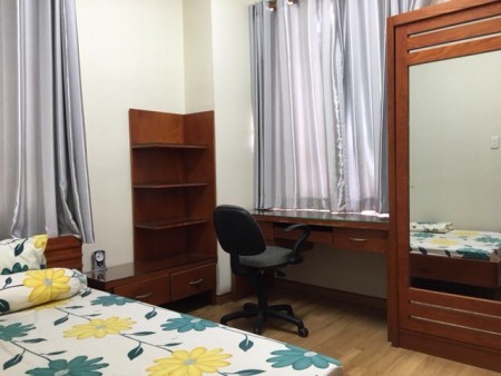 Cần cho thuê căn hộ Indochina Quận 1, Dt : 115m2, 3PN, Giá : 14.5 tr/th, có đầy đủ nội thất