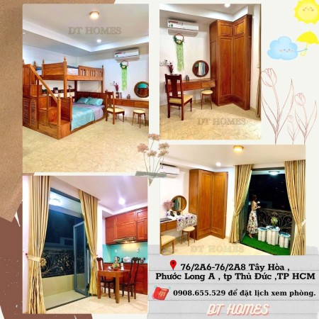 CHO THUÊ PHÒNG TRỌ CĂN HỘ FULL NỘI THẤT QUẬN 09 THỦ ĐỨC